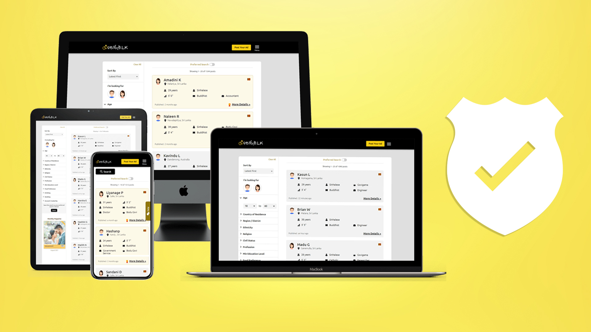 Connect with Poruwa.lk through smartphones, tablets, laptops, and desktops for various access and easy, marriage proposal in sri lanka, sri lankan matrimony, sri lanka marriage proposal sites, mangala yojana, sl marriage proposals, matrimony sri lanka, mangala yojana 2026