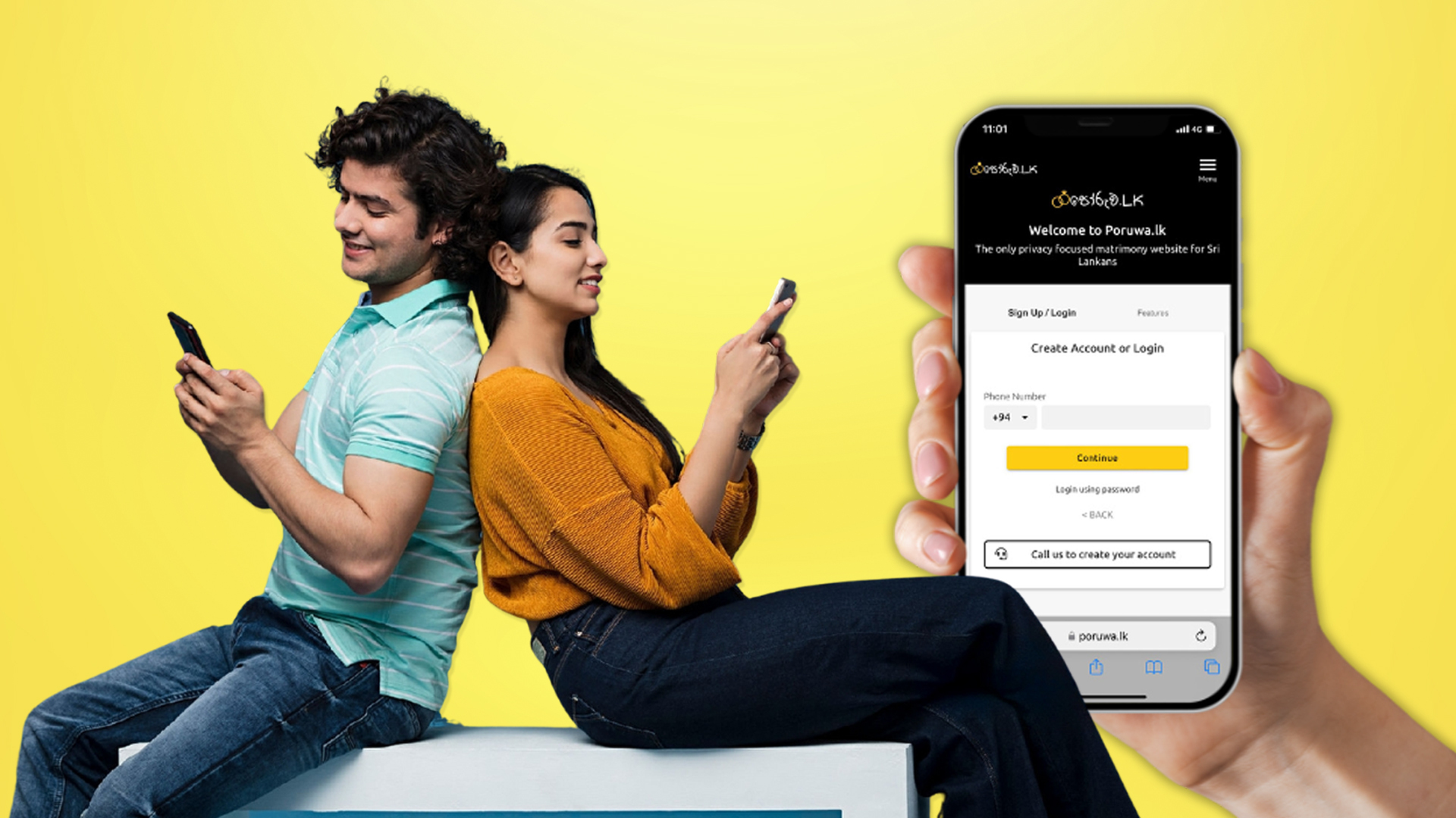 A man and woman sit on a bench, each focused on their smartphones, enjoying a moment of quiet togetherness.