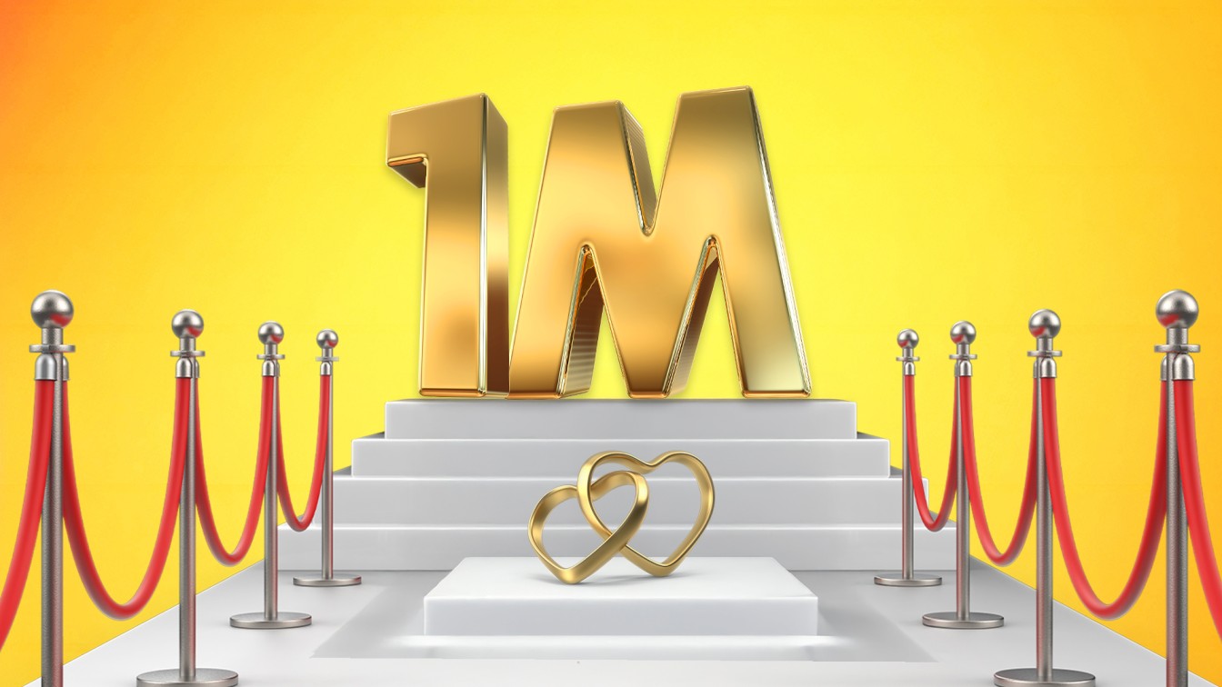 A podium displaying the number one, surrounded by red ropes, symbolizing victory and achievement.