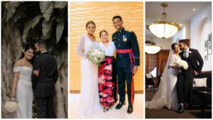 A collage of three wedding photos: a bride and groom by a tree, a smiling couple indoors, and a bride and groom sharing a tender moment, representing SriLanka matrimony and LankaMatrimony. The images highlight marriage proposals Sri Lanka, Liyathabara marriage proposal options, Catholic marriage proposals, Hitad marriage proposals, and the journey of Lanka brides and grooms through Poruwa ceremony traditions on Poruwa.lk | ශ්‍රී ලාංකීය මංගල යෝජනා.