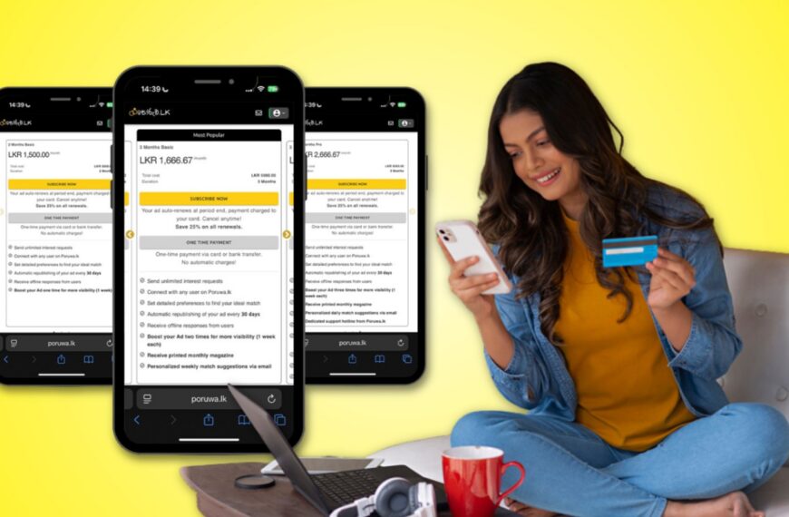 A woman sitting on a couch using her laptop while holding her phone, exploring Sri Lankan matrimony, marriage proposals in Sri Lanka, Mangala Yojana services, and trusted wedding proposal websites like Poruwa.lk | ශ්‍රී ලාංකීය මංගල යෝජනා for safe and genuine marriage proposals and Sri Lankan brides.