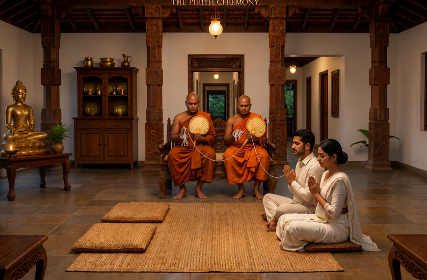 Pre-Wedding Pirith Chanting Ceremony in Sri Lanka: Meaning, Traditions, and Rituals Explained | Wedding Guide