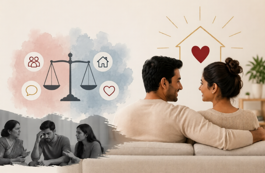 A couple sits on a couch smiling at each other beneath a heart inside a house symbol, representing a healthy, loving relationship, while a balance scale with communication, community, home, and love icons symbolizes harmony and emotional balance in marriage. Below, a stressed man speaking with two people highlights the challenges couples may face and the importance of support and understanding. The image represents a trusted wedding proposal website, modern mangala yojana services, marriage proposal sri lanka, marriage proposals in sri lanka, marriage proposals sri lanka, marriage proposals, matrimony sri lanka, and srilanka matrimony. It also reflects poruwa.lk | ශ්රී ලාංකීය මංගල යෝජනා, the traditional values of the poruwa ceremony, and matchmaking platforms including lankamatrimony, liyathabara marriage proposal, liyathabara marriage proposals in sri lanka, catholic marriage proposals, buddhist matrimony, hitad marriage proposals, purahanda lk, and lanka brides and grooms seeking genuine and lifelong partnerships.