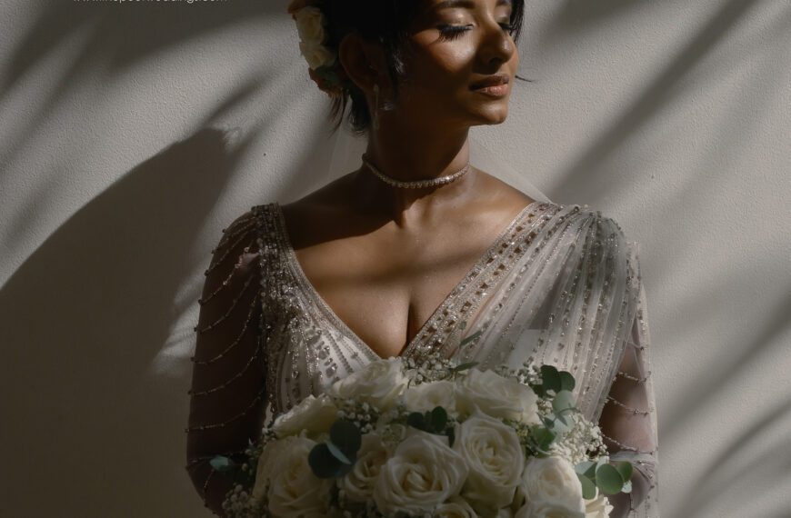 A Kerala wedding photographer capturing a couple's special moments in Dubai, featuring traditional wedding attire, colorful decorations, and a vibrant celebration backdrop filled with cultural elegance and emotions.