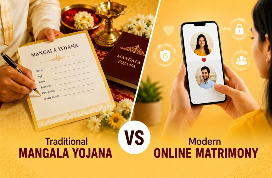 Comparison of traditional mangala yojana and a modern wedding proposal website, highlighting marriage proposals in Sri Lanka, matrimony Sri Lanka, srilanka matrimony, lankamatrimony, liyathabara marriage proposals in Sri Lanka, catholic marriage proposals, buddhist matrimony, and lanka brides and grooms.