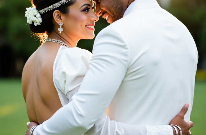 Outdoor wedding ceremony in a park featuring colorful wedding decorations, traditional attire, floral arrangements, and guests celebrating a beautiful marriage ceremony.